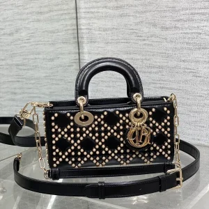 Dior Beaded Top Handle Crossbody Bag image 1