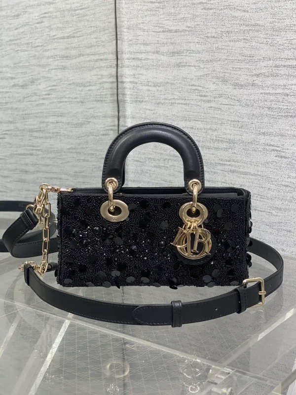 Dior Bead and Sequin Embellished Top Handle Bag image 1