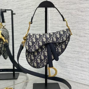 Dior Monogram Saddle Bag with Detachable Shoulder Strap image 1