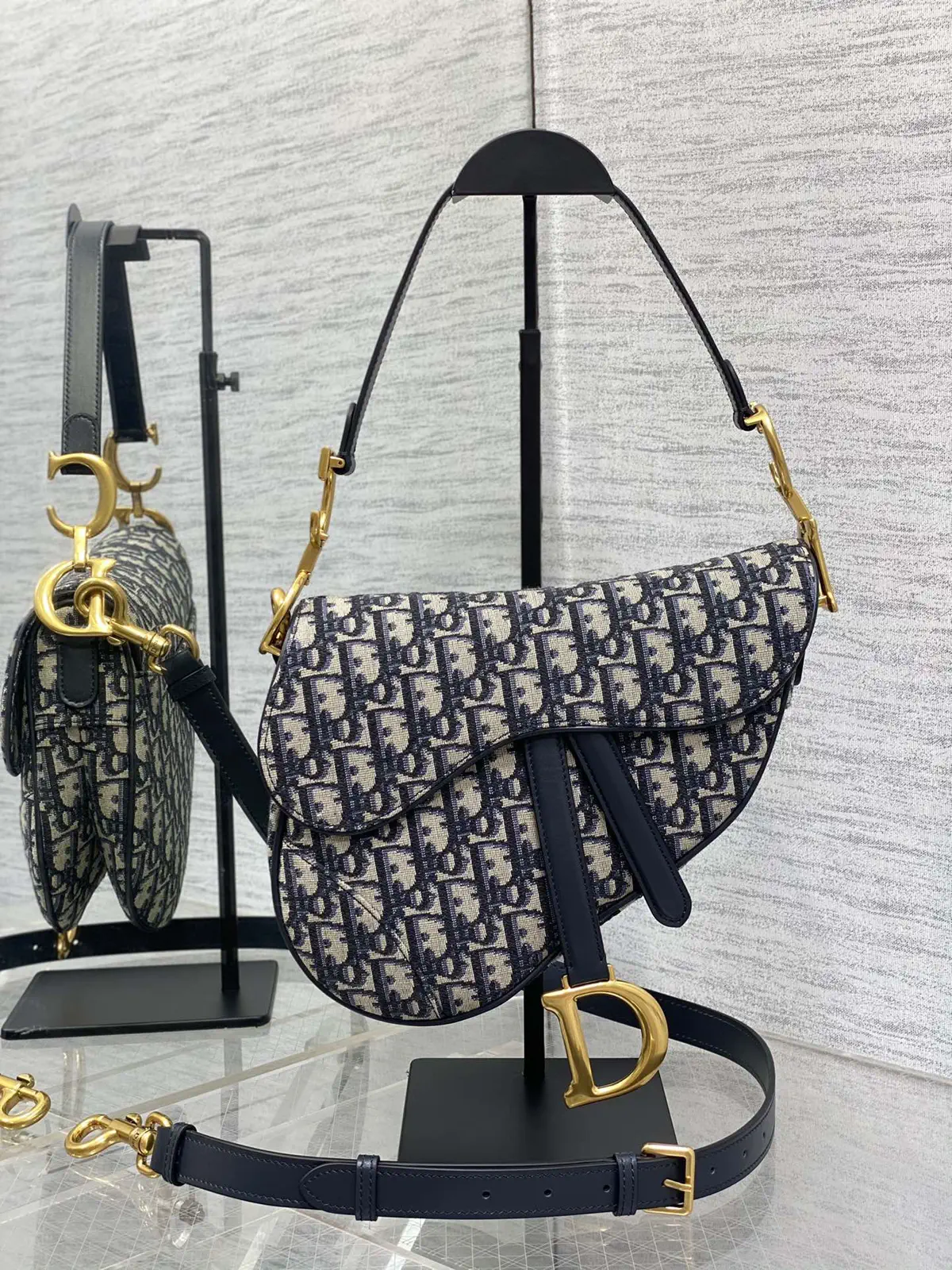 Dior Monogram Saddle Bag image 1