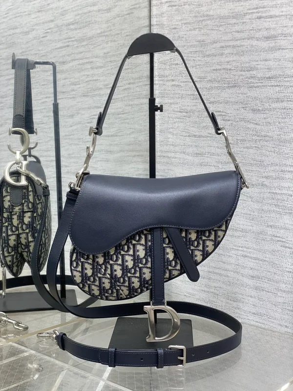 Dior Saddle Bag with Detachable Adjustable Shoulder Strap image 1