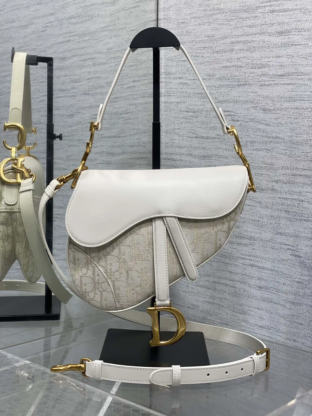 Dior Saddle Monogram Shoulder Bag image 1