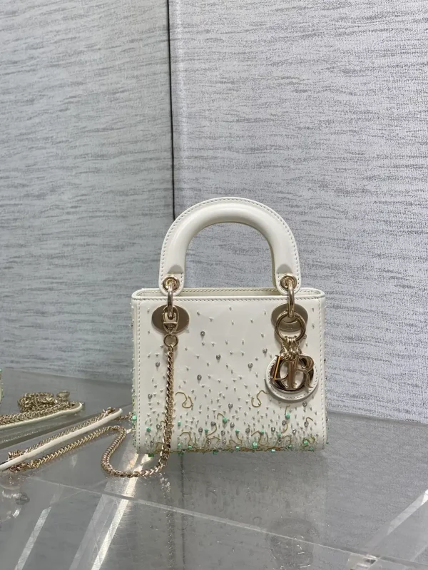 Dior Beaded Embroidered Mini Top Handle Bag image 1