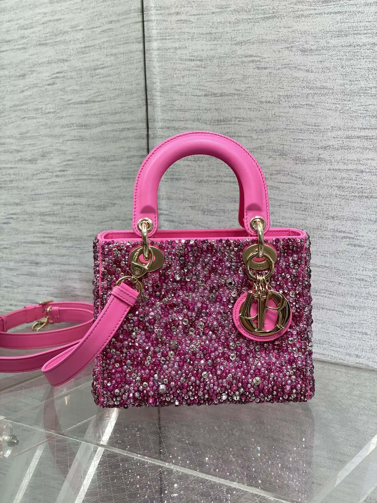 Dior Beaded Top Handle Bag image 1
