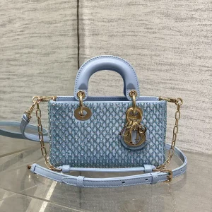 Dior Beaded Embroidered Top Handle Bag image 1