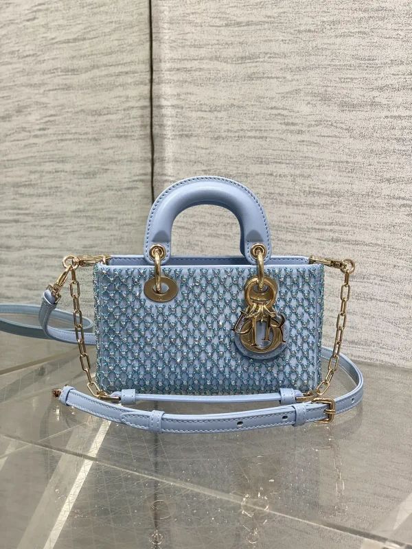 Dior Beaded Embroidered Top Handle Bag image 1