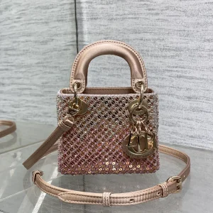 Dior Micro Hand-Beaded Top Handle Bag image 1