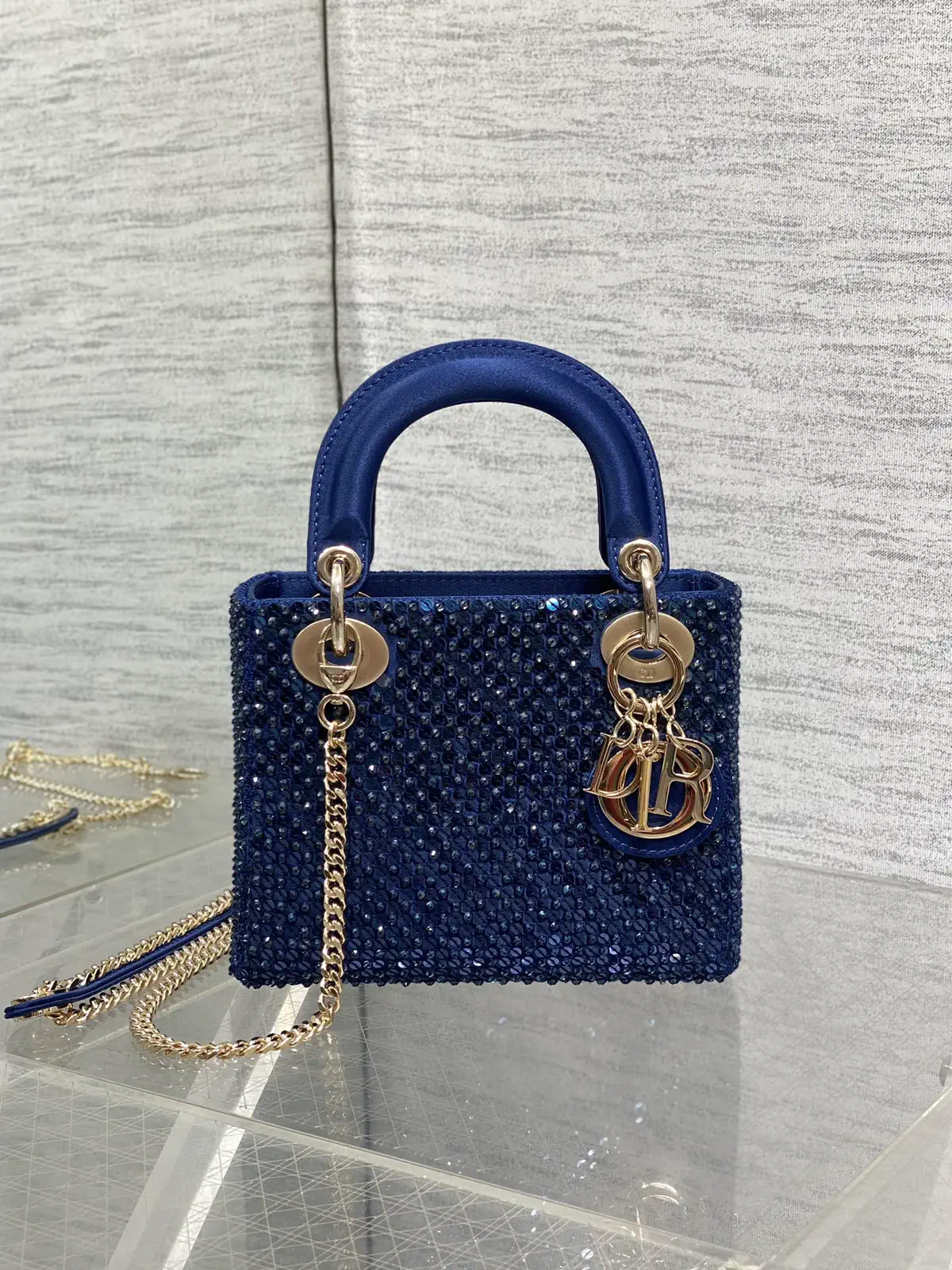 Dior Embellished Top Handle Bag image 1