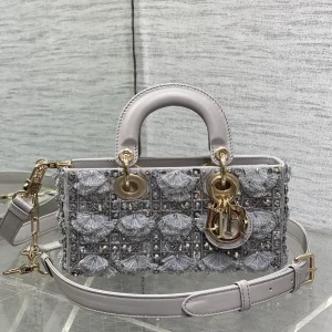 Dior Beaded Embroidered Top Handle Bag image 1