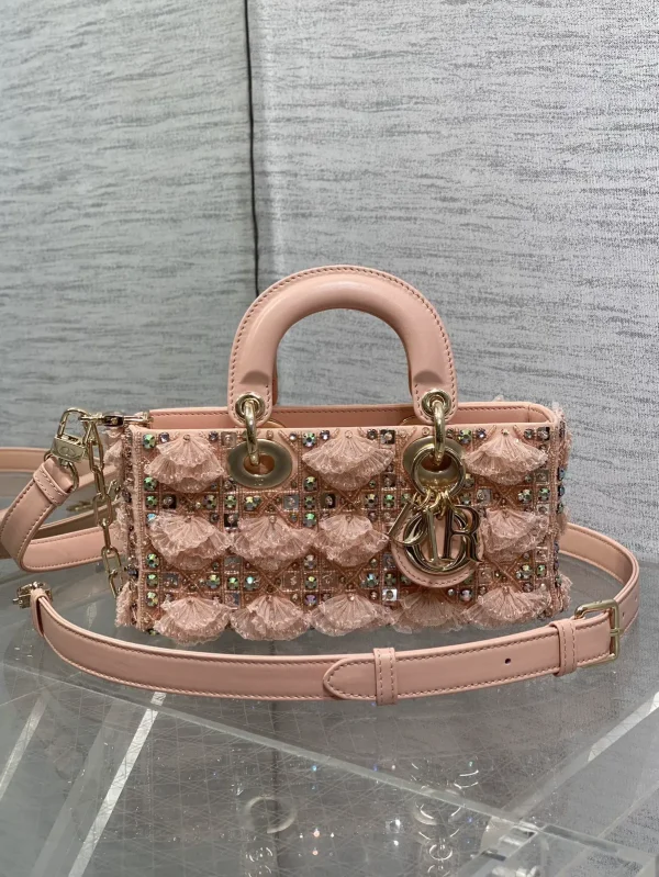 Dior Beaded Embroidered Top Handle Bag image 1