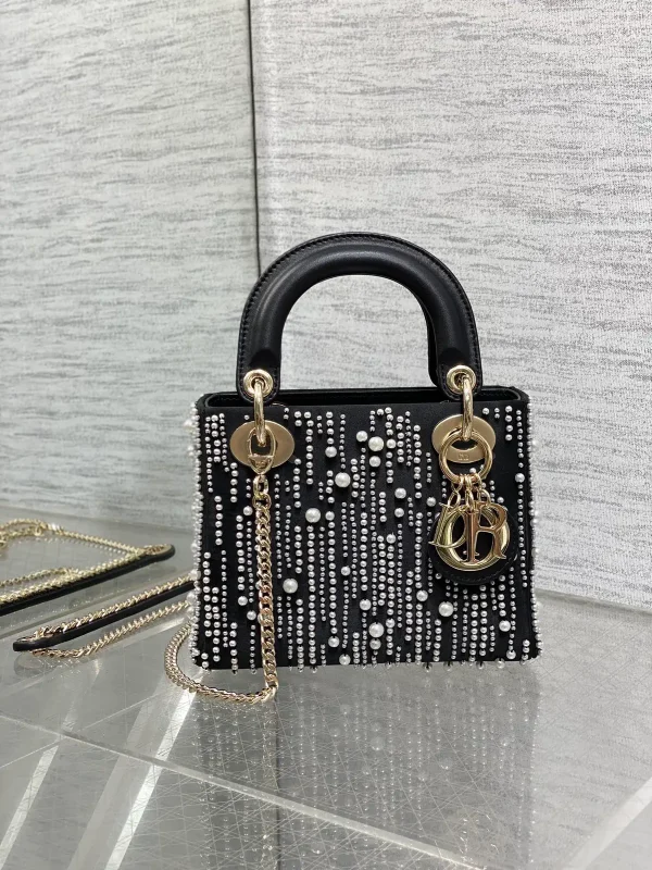 Dior Beaded Embellished Top Handle Bag image 1