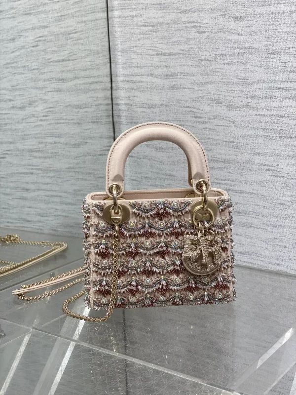 Dior Beaded Embroidered Mini Top Handle Bag image 1
