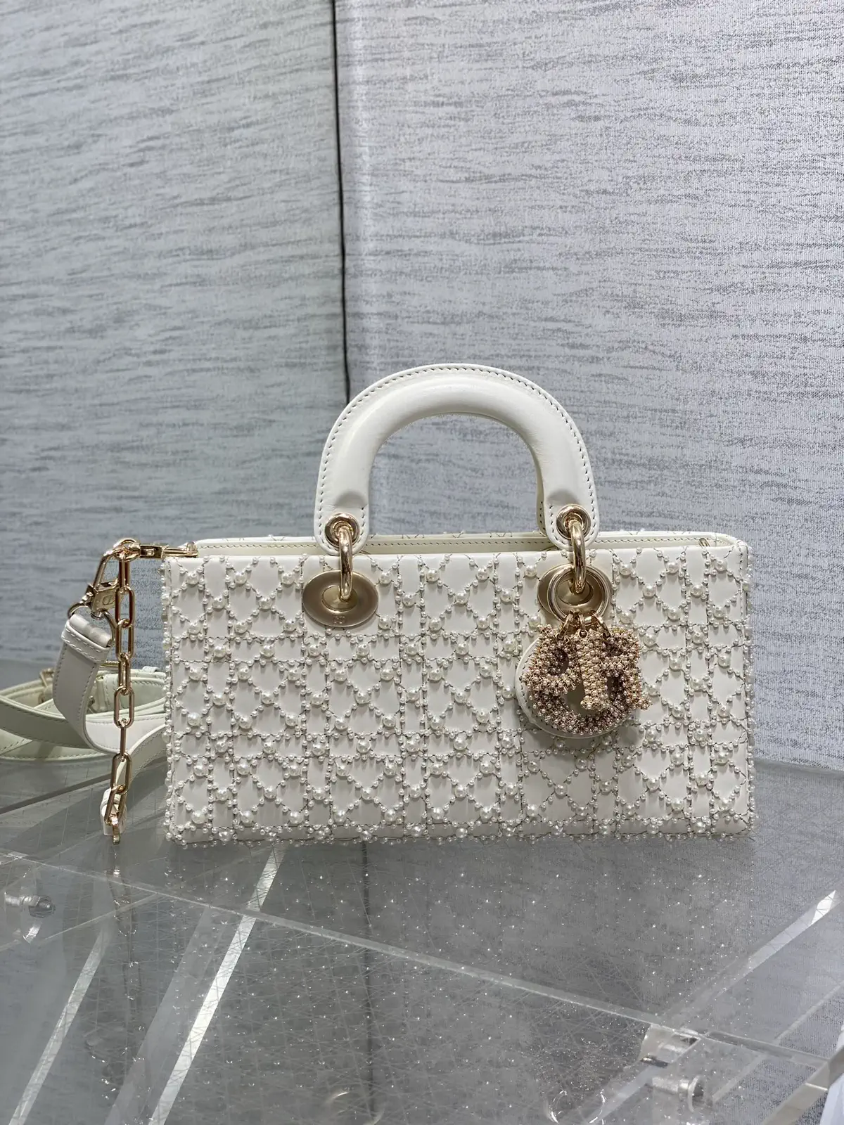 Dior Beaded Embellished Top Handle Bag image 1