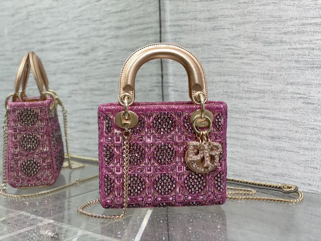 Dior Beaded Mini Top Handle Bag image 1