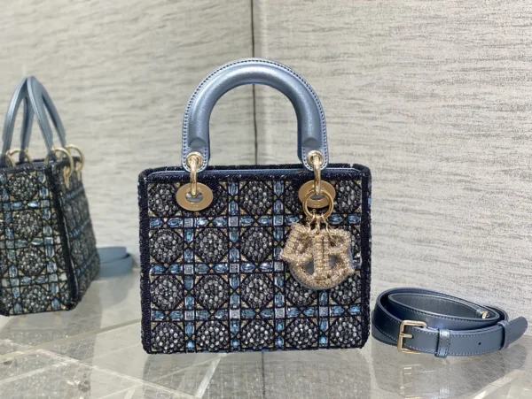 Dior Beaded Embellished Top Handle Bag image 1