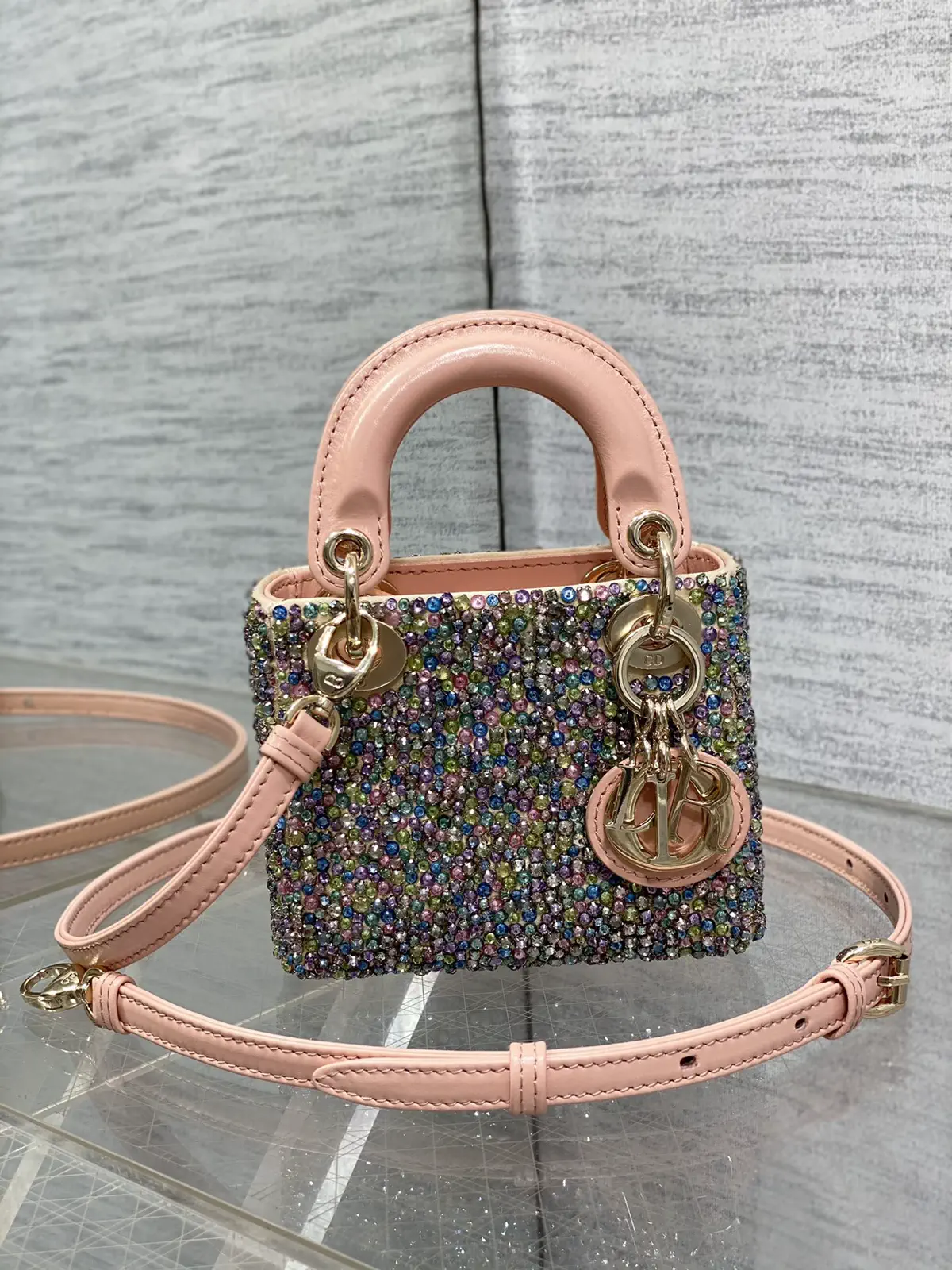 Dior Micro Beaded Top Handle Bag image 1