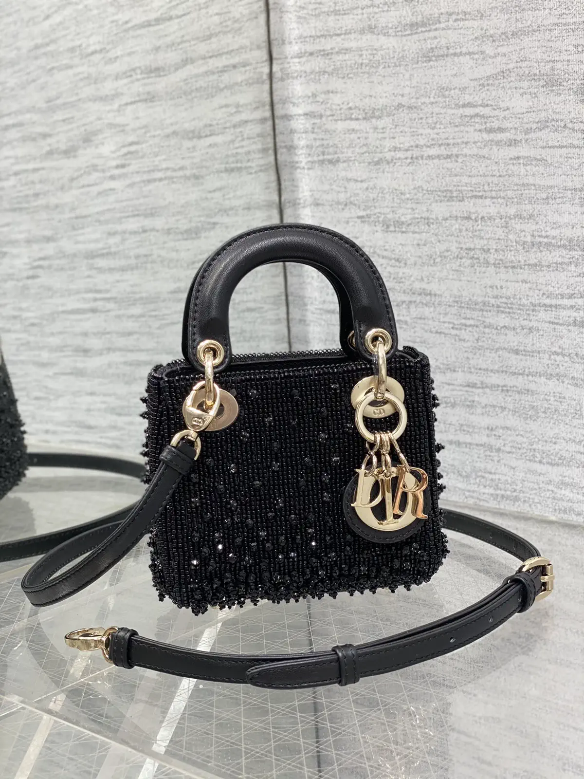 Dior Micro Beaded Top Handle Bag image 1