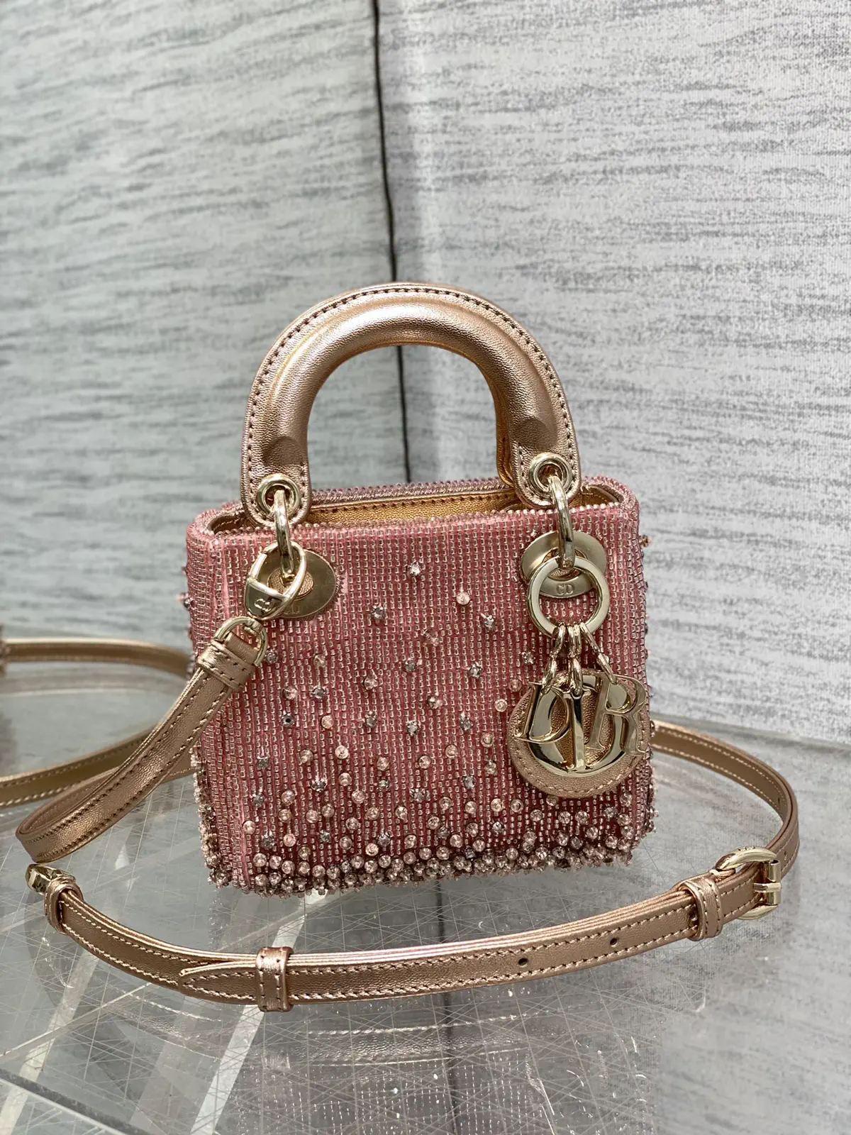 Dior Micro Beaded Top Handle Bag image 1