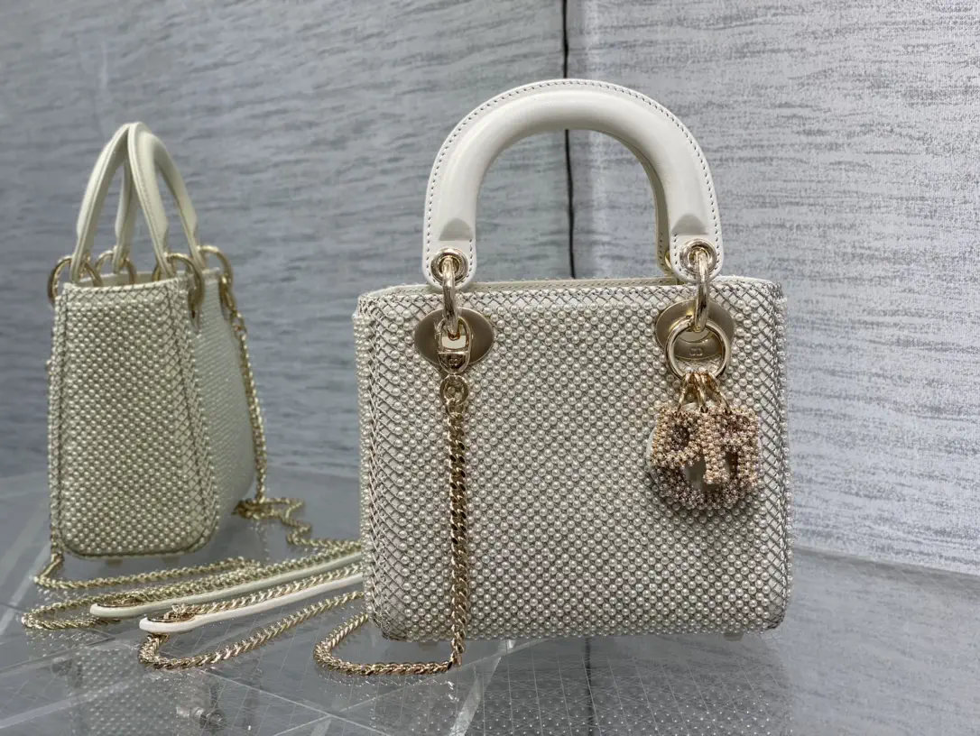 Dior Embellished Top Handle Bag image 1