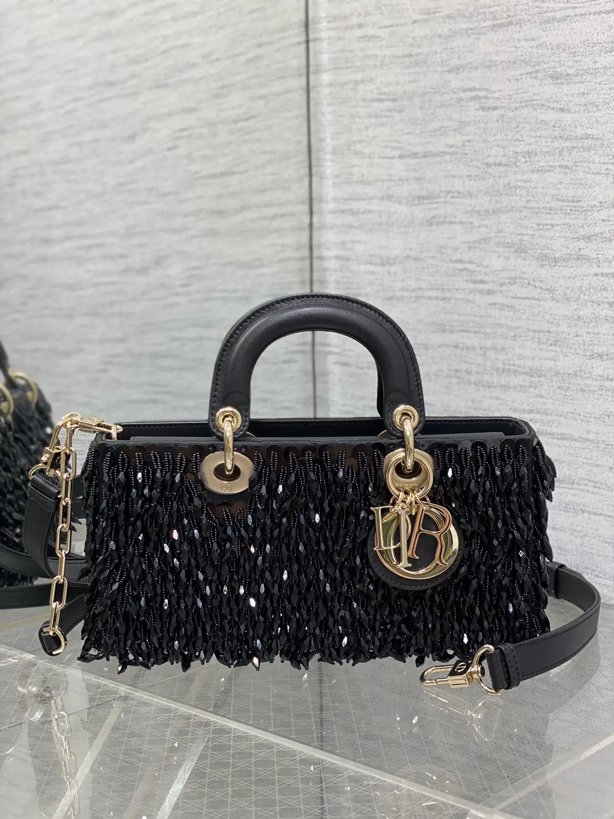 Dior Beaded Top Handle Bag image 1