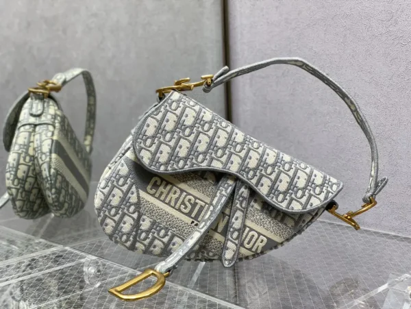 Dior Monogram Saddle Bag image 1