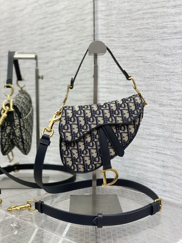 Dior Saddle Bag with Detachable Adjustable Shoulder Strap image 1