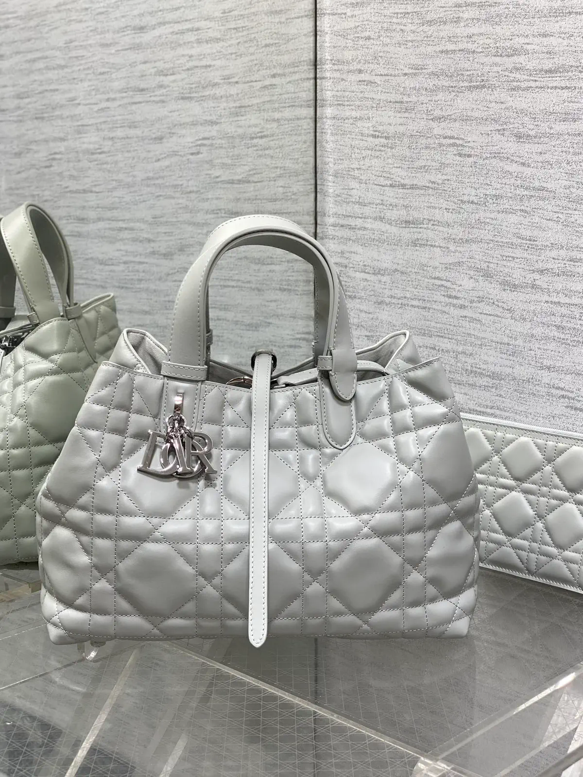 Dior Quilted Top Handle Bag image 1