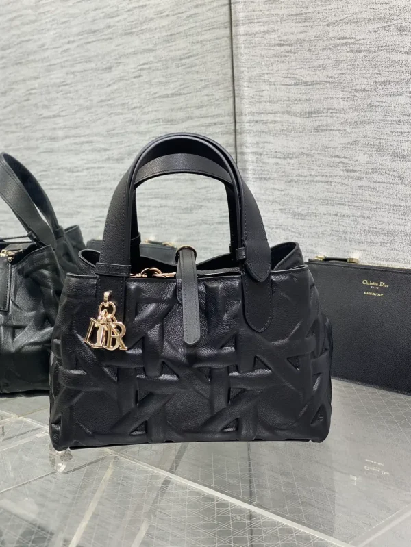 Dior Embossed Top Handle Bag image 1