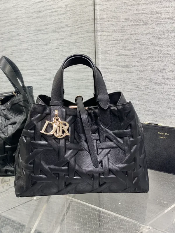 Dior Embossed Top Handle Bag image 1