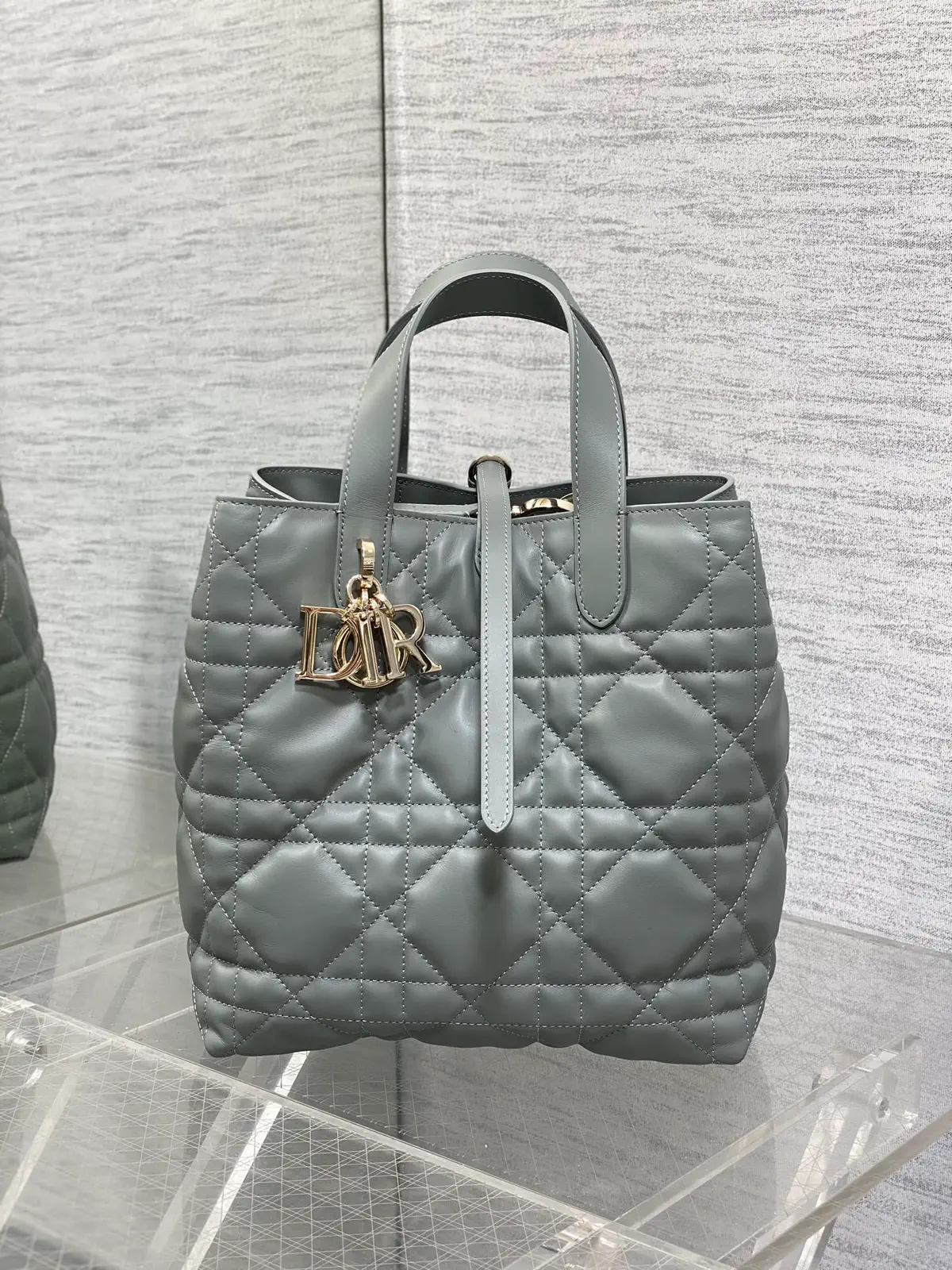 Dior Quilted Top Handle Bag image 1