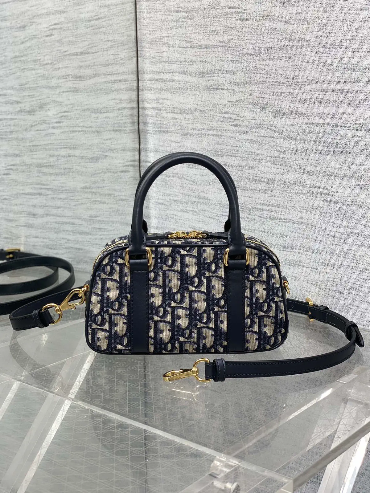 Dior D-Vibe Monogram Top Handle Bag image 1