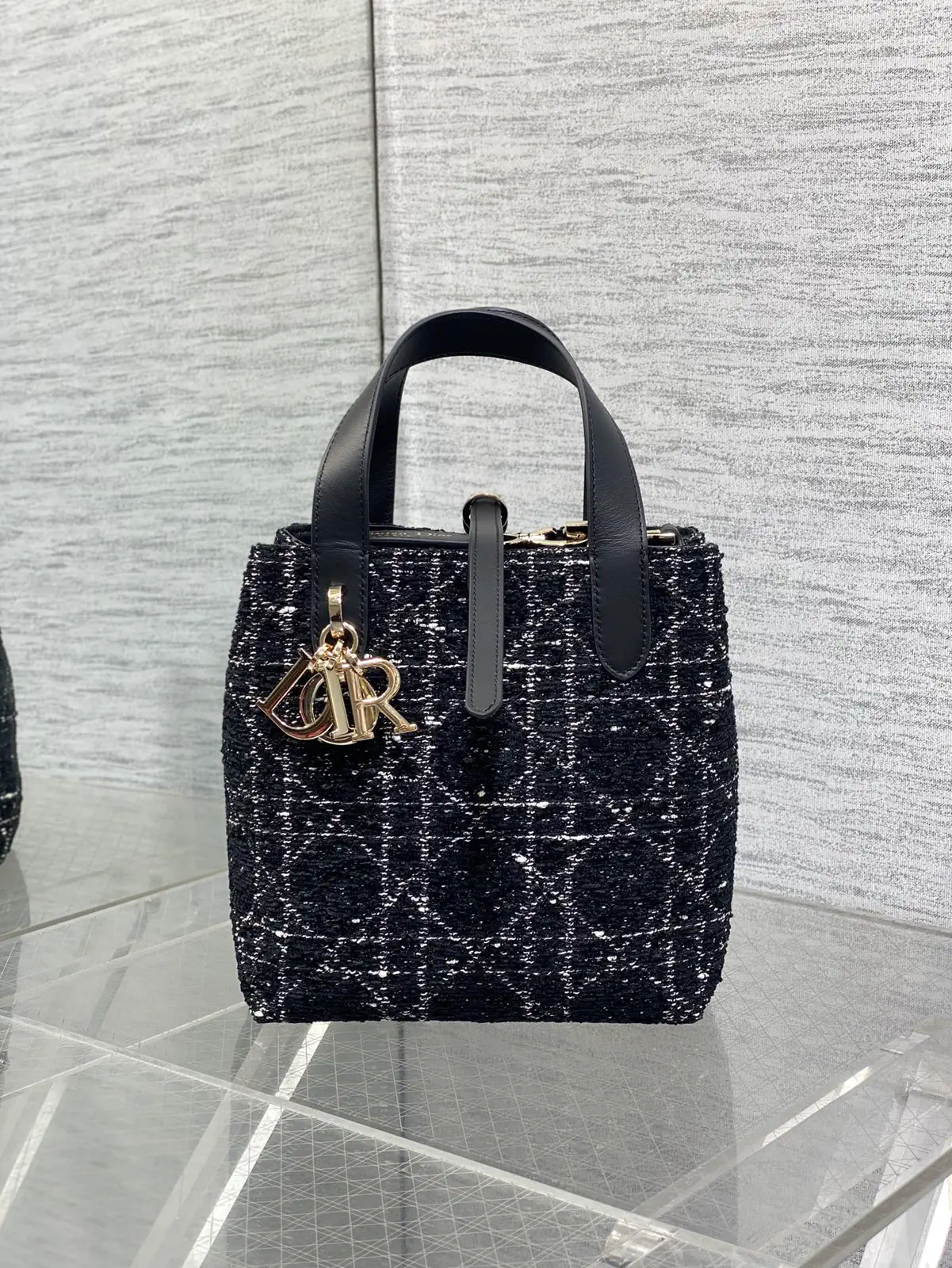 Dior Quilted Top Handle Bag image 1