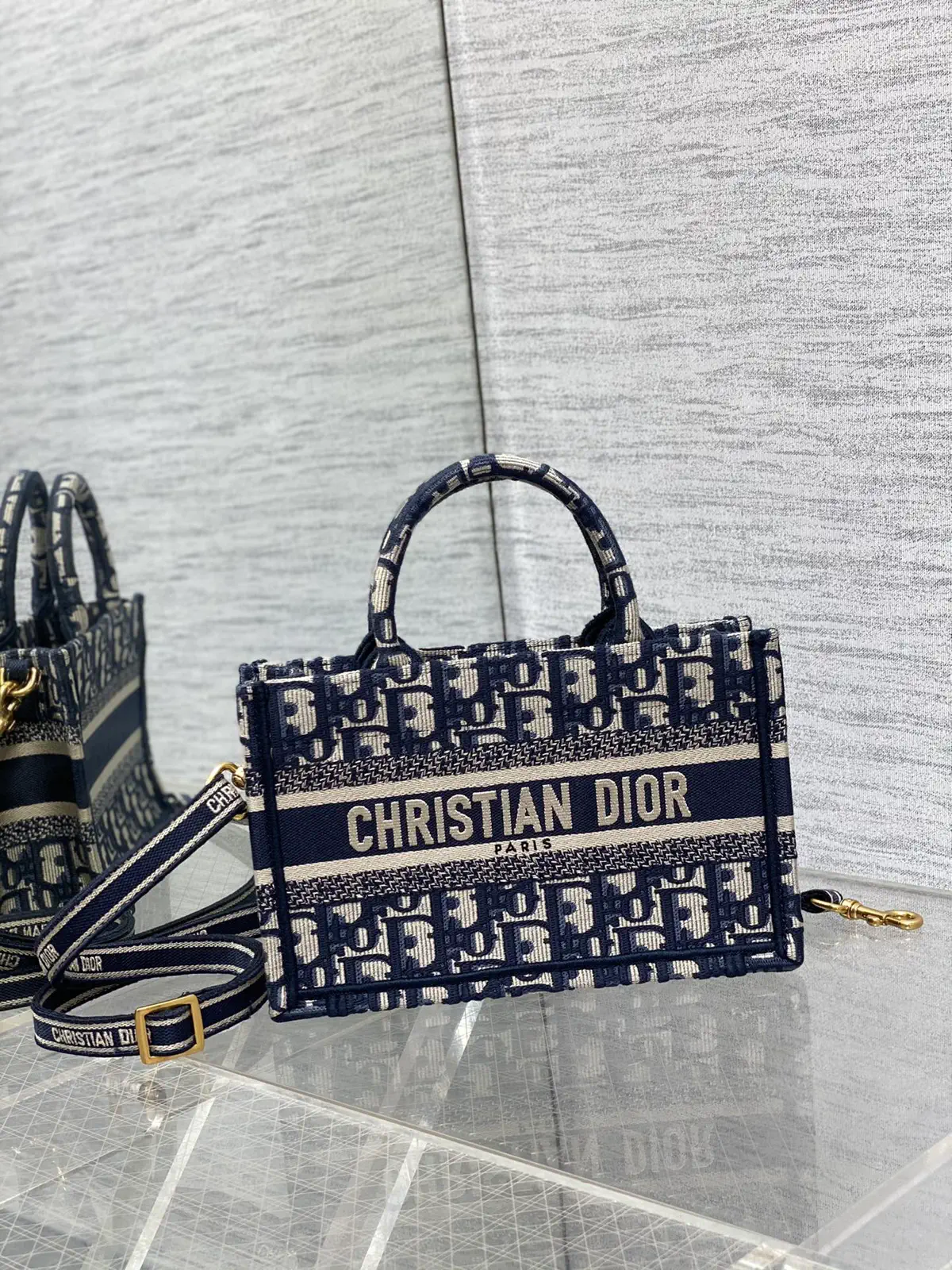 Dior Oblique Monogram Mini Tote Bag image 1