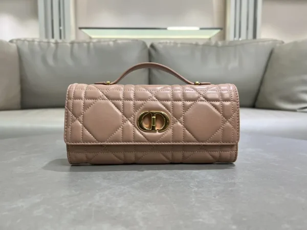 Dior Quilted Top Handle Clutch image 1