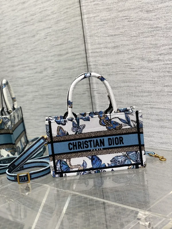 Dior Mini Tote Bag with Shoulder Strap image 1