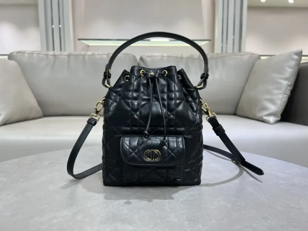 Dior Quilted Bucket Bag image 1