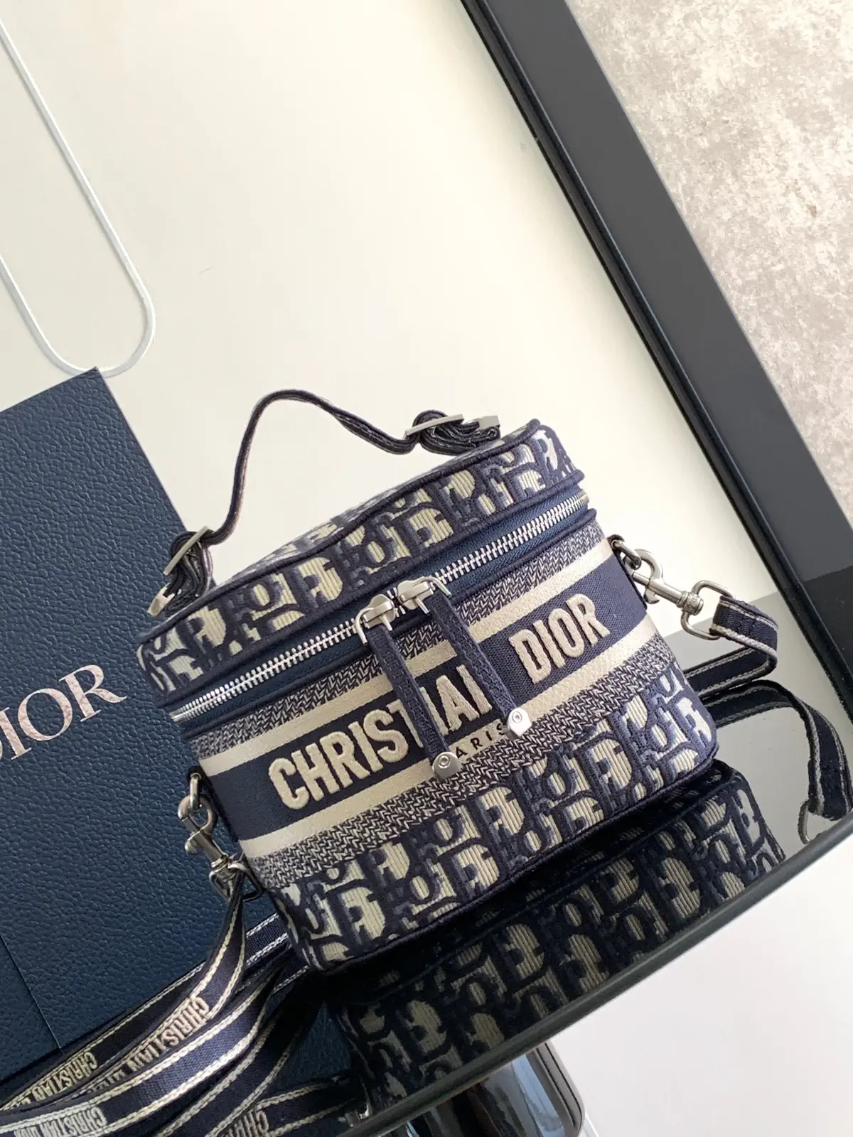Dior Monogram Travel Vanity Bag image 1