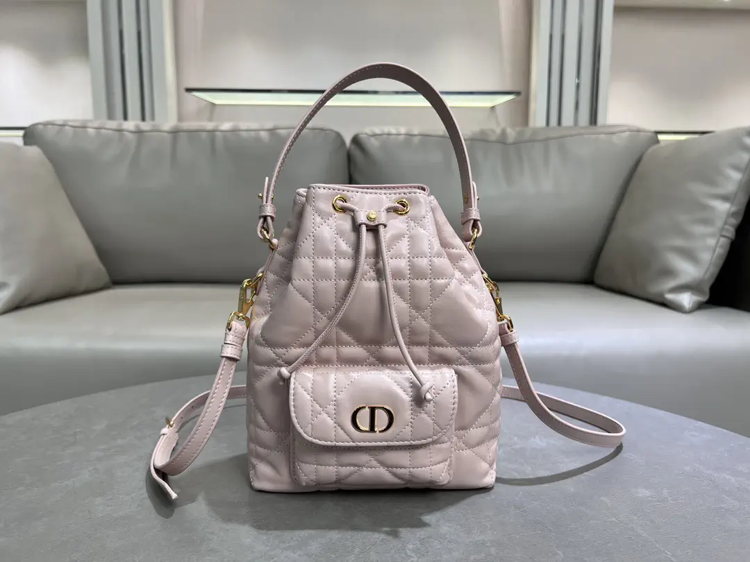Dior Caro Quilted Bucket Bag image 1