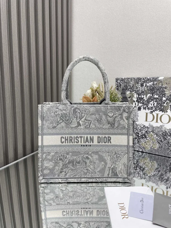 Dior Embroidered Tote Bag image 1