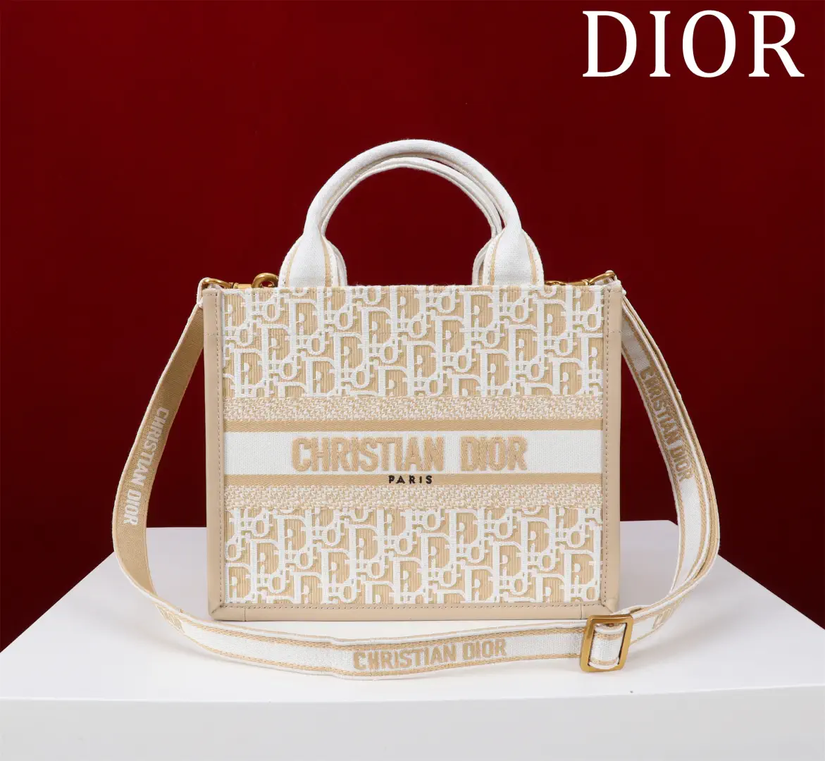 Dior Oblique Monogram Tote Bag image 1