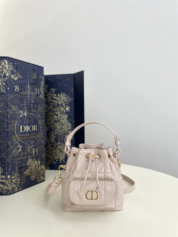 Dior Quilted Micro Bucket Bag image 1
