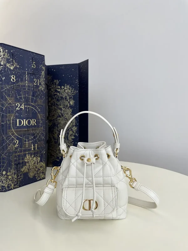 Dior Quilted Micro Bucket Bag image 1