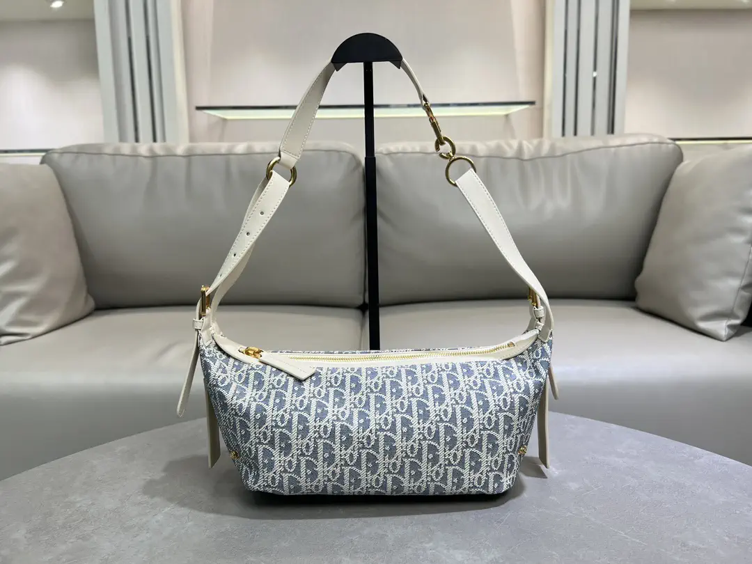 Dior Monogram Hobo Shoulder Bag image 1