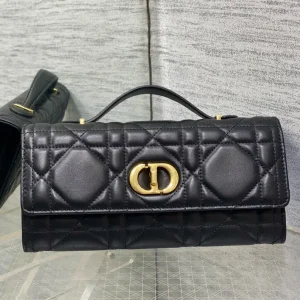 Dior Quilted Top Handle Clutch image 1