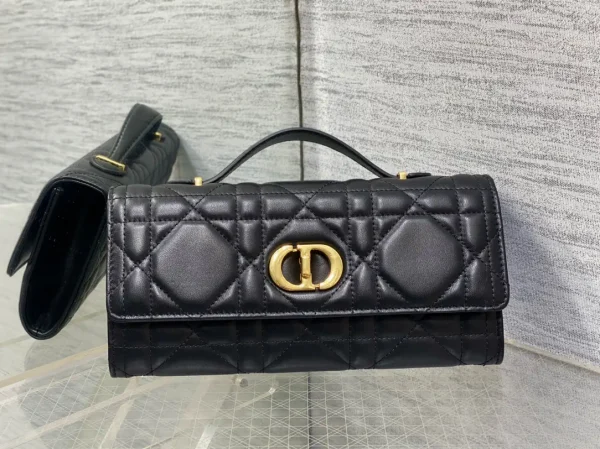 Dior Quilted Top Handle Clutch image 1