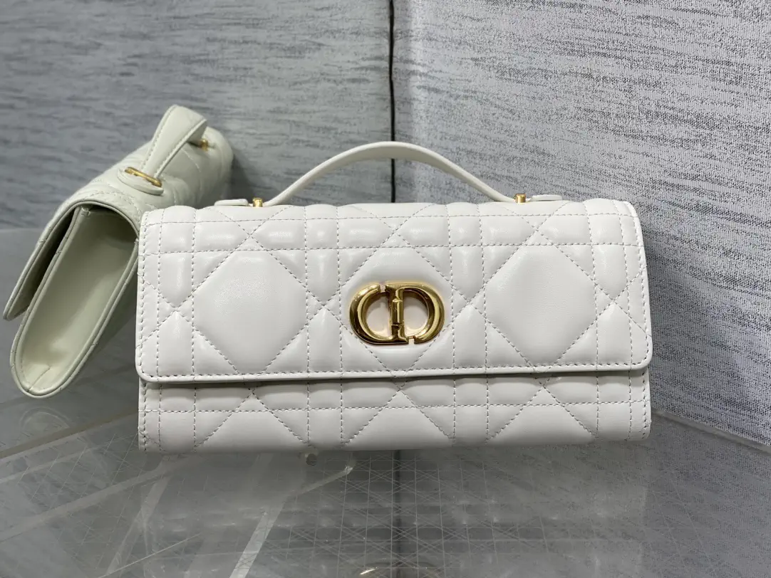 Dior Quilted Top Handle Clutch image 1