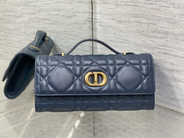 Dior Quilted Top Handle Clutch image 1