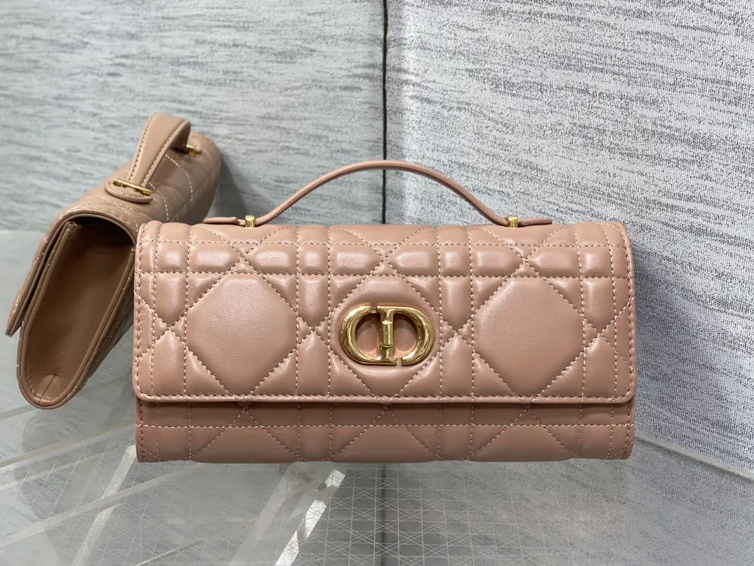 Dior Quilted Top Handle Clutch image 1