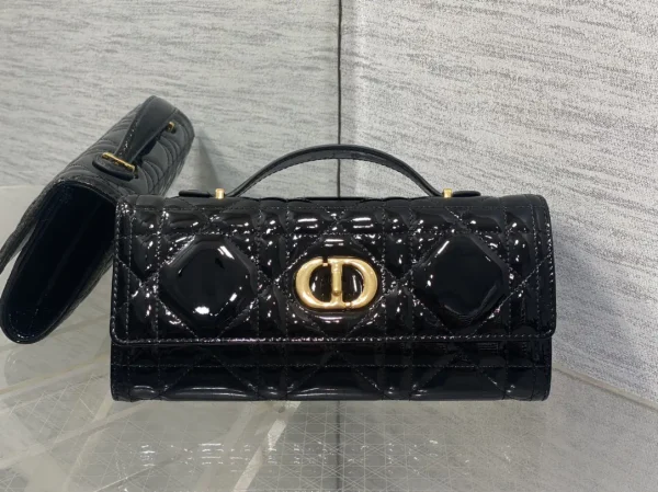 Dior Quilted Top Handle Clutch image 1