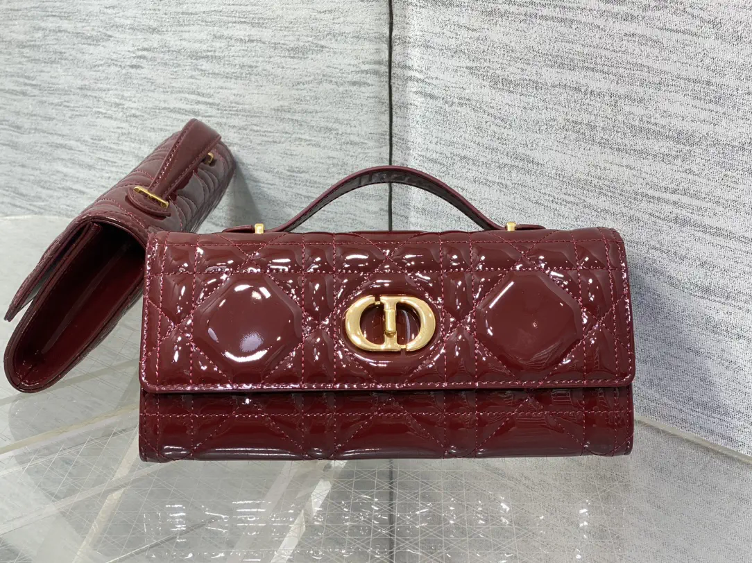 Dior Quilted Top Handle Clutch image 1